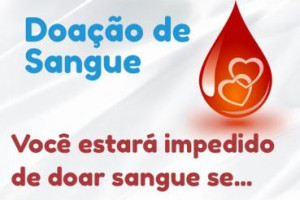 Voc estar impedido de doar sangue